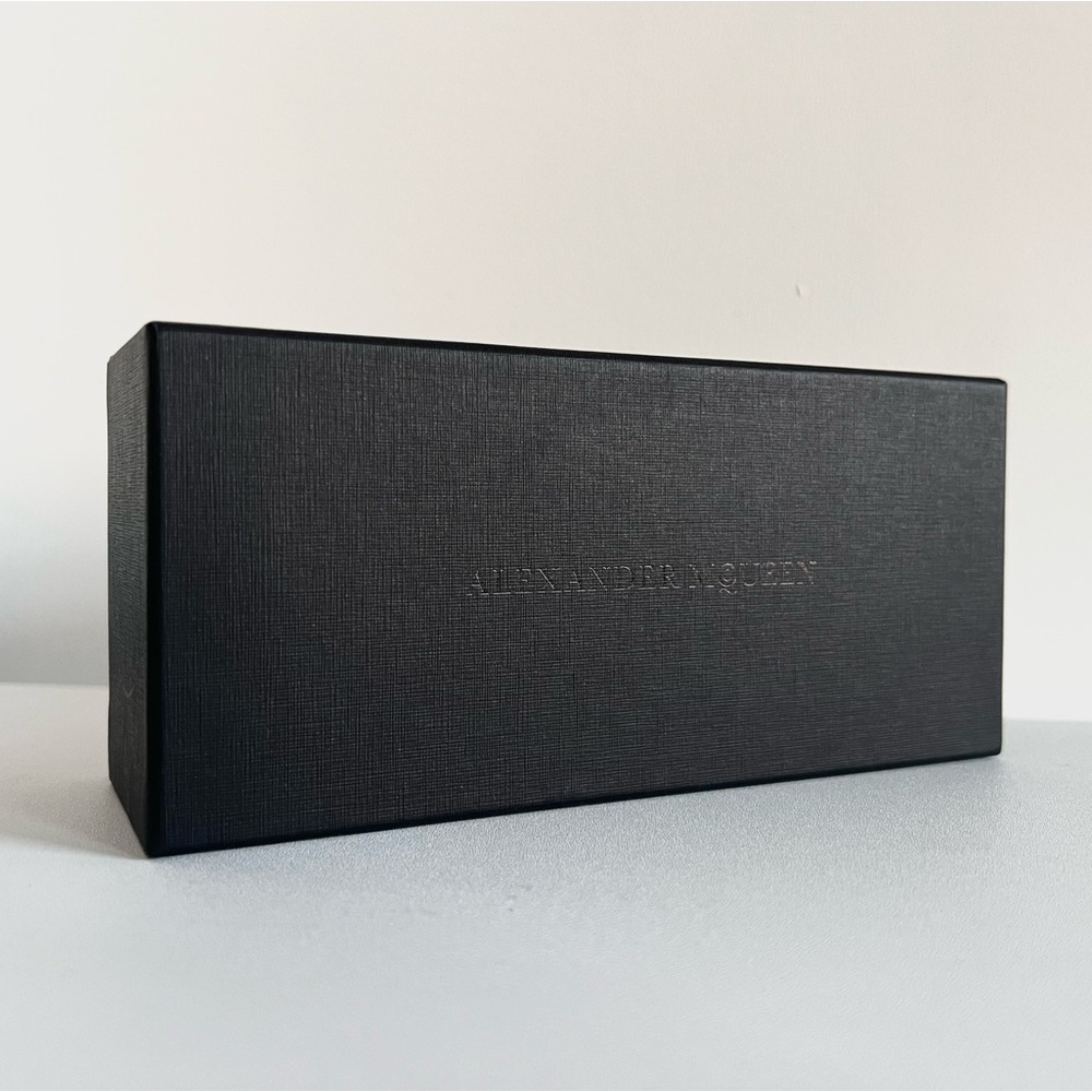 McQueen black rectangular storage box